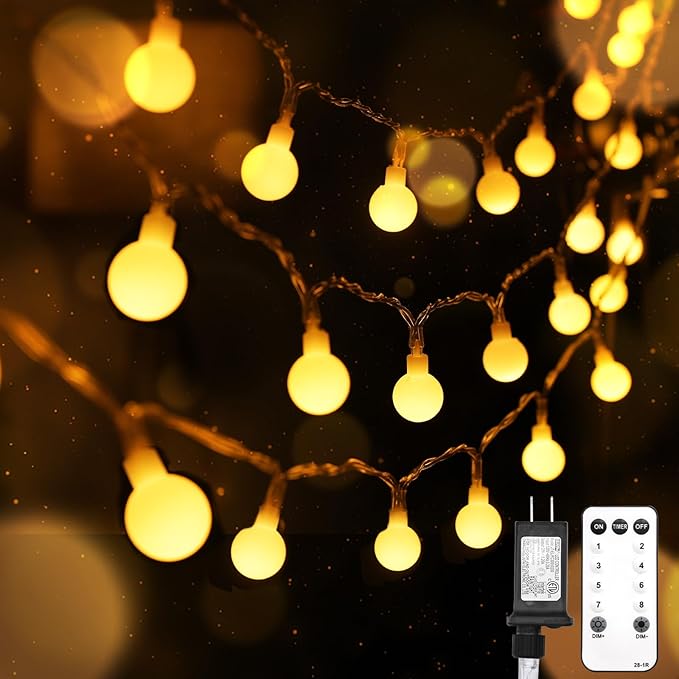 99ft Christmas LED String Lights, Waterproof Timer Lights