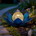 Blue Solar Path Lights, Outdoor Yard LED