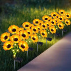 Solar Driveway Path Lights 6-Pack, Waterproof