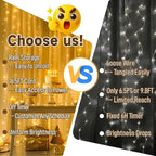8ft LED Patio String Lights, Waterproof Outdoor