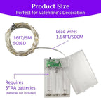 16ft Silver Outdoor Edison String Lights, Weatherproof
