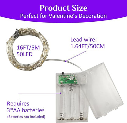 16ft Silver Outdoor Edison String Lights, Weatherproof