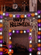 Halloween LED String Lights, Waterproof Timer Lights