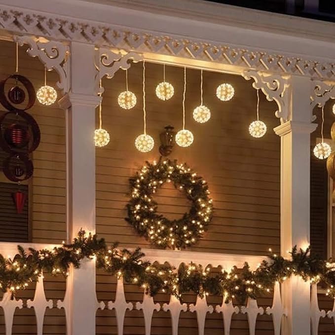Christmas String Lights, 16ft 50 LED Waterproof Twinkle Lights