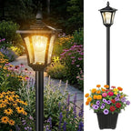 Outdoor Post Lighting Fixture, Warm White Weatherproof Post Light