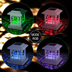 6-Pack Solar Post Cap Lights, Warm White Waterproof