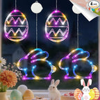 4-Pack LED Patio String Lights, Waterproof Outdoor
