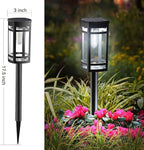16-Pack Cool White Solar Path Lights, Outdoor Garden LED