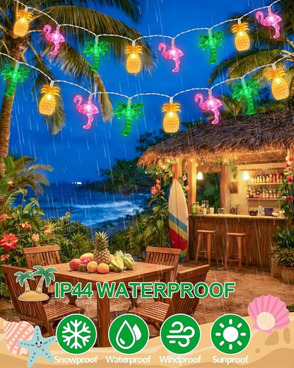 25ft String Lights for Porch, Waterproof LED