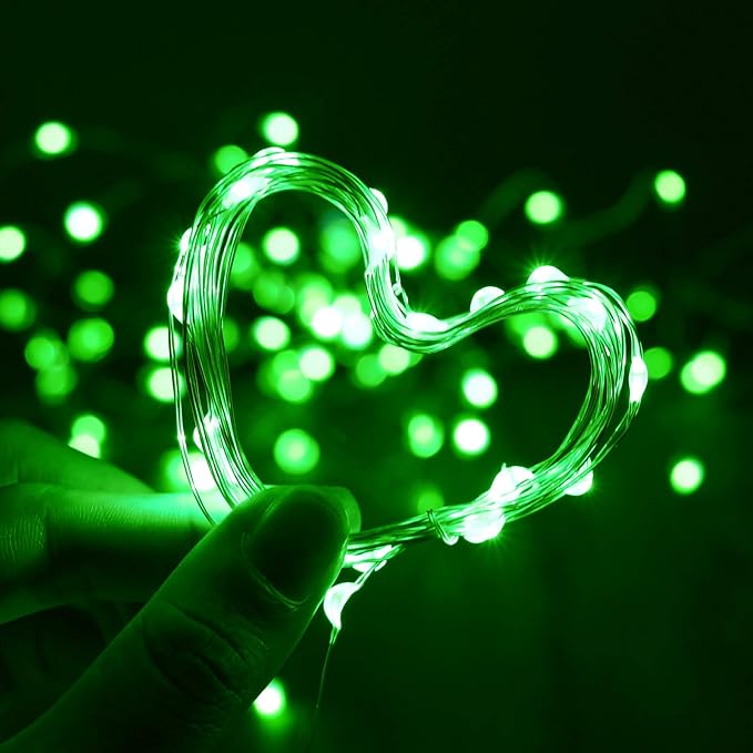 Christmas String Lights, 10ft Waterproof Twinkle Lights