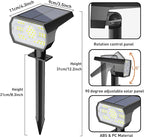 4-Pack Solar Spotlights, Waterproof Yard LED