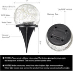 4-Pack Solar Landscape Lights for Yard