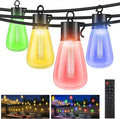 Café-Style Outdoor String Lights, 60ft Globe Bulbs