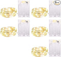 Christmas Fairy Lights 5-Pack, 20 LED Battery Twinkle Lights