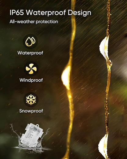 Christmas Fairy Lights 4-Pack, 20ft 60 LED Battery Twinkle Lights