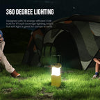 4-Pack Courtyard Solar Lanterns, Waterproof LED Porch Lights