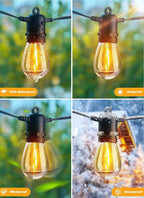 Christmas Twinkle Lights, 35ft Waterproof for Porch