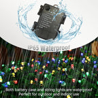 33ft Christmas LED String Lights, Waterproof Timer Lights