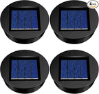 Garden Solar Hanging Lanterns 4-Pack, Classic Outdoor Decor