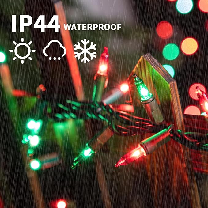 Christmas String Lights, 20ft Waterproof Twinkle Lights