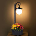 Black Solar Lamp Post Light, Outdoor Post Lighting