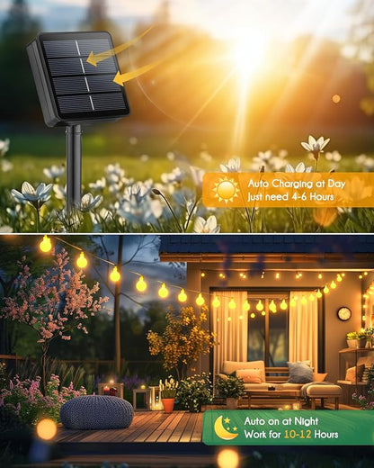 6ft String Lights for Porch, Waterproof LED
