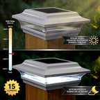Solar Post Cap Lights, Waterproof LED