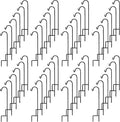 Heavy-Duty Shepherd's Hooks, 35" Garden