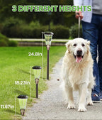 4-Pack Solar Pathway Lights, IP65 Waterproof LED Walkway Lights