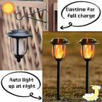 Solar Garden Path Lights 6-Pack, Waterproof