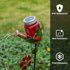 Solar Hummingbird Garden Statue Light, Outdoor Decor