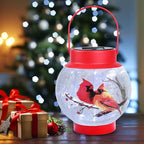 Cardinal Solar Hanging Lanterns, Classic Backyard Decor