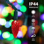 Christmas Fairy Lights 2-Pack, 20ft 6 LED Battery Twinkle Lights