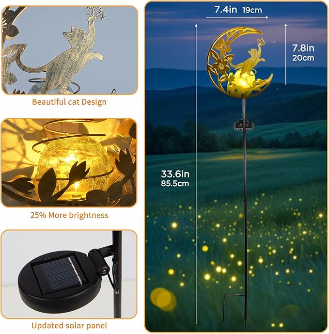 Solar Driveway Path Lights, Waterproof