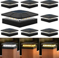 Solar Fence Post Caps 8-Pack, Fence LED