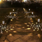Black Solar Pathway Lights 6-Pack, Yard LED