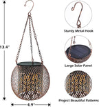 Backyard Solar Lantern Set 2-Pack, Elegant Yard Lighting