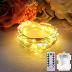 66ft Warm White Outdoor Edison String Lights, Weatherproof