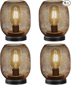 Metal Courtyard Solar Lanterns for Garden, Waterproof LED