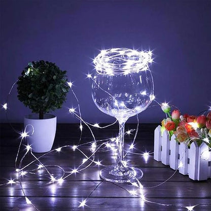 Christmas Porch String Lights 24-Pack, 2ft 30 LED Waterproof