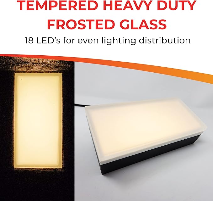Warm White Solar Path Lights, Outdoor Yard LED