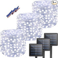 3-Pack Deck String Lights, 120ft Cool White LED