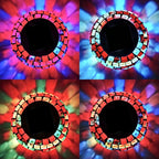 Mosaic Solar Lawn Figurine Light, Waterproof