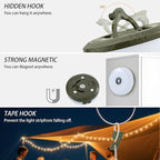 Christmas String Lights, 8ft Waterproof Twinkle Lights