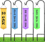 35" Garden Shepherd Hooks, Iron Plant Hangers
