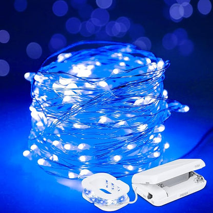 Christmas String Lights, 16ft 50 LED Waterproof Twinkle Lights