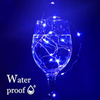 15-Pack 20 LED Christmas Twinkle Lights, 6ft Waterproof for Porch
