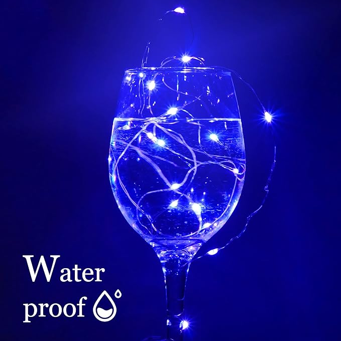 15-Pack 20 LED Christmas Twinkle Lights, 6ft Waterproof for Porch