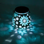 Mosaic Solar Outdoor Lanterns, Charming Waterproof LED