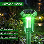 10-Pack Solar Landscape Lights for Driveway